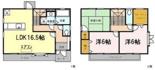 市川貸家 Cの物件間取画像